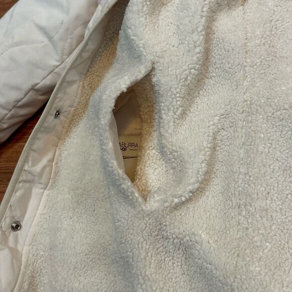 Koolaburra by Ugg Reversible Sherpa Quilted Button Up Jacket Light Birch | Size - Picture 16 of 16